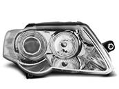 Paire de feux phares VW Passat B6 3C 05-10 angel eyes chrome