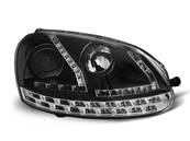 Paire de feux phares VW Golf 5 03-08 Daylight led noir