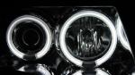 Paire de feux phares VW Passat B5 3B 96-00 angel eyes CCFL chrome