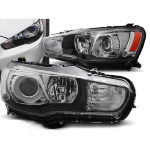 Paire de feux phares Mitsubishi Lancer 8 08-16 look xenon