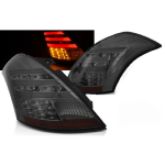 Paire de feux arriere Suzuki Swift 10-17 LED BAR fume