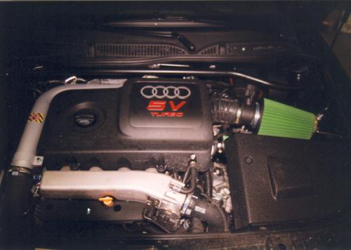 Kit d Admission direct GREEN pour Audi A3 8L de 99-01 1.8L turbo S3-210cv