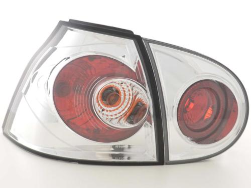 Paire de feux arrière VW Volkswagen Golf 5 2003 a 2008 Chrome