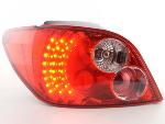 Paire de feux arrière Peugeot 307 Berline 2001-2005 Rouge Led