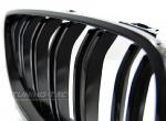 Grilles calandre BMW serie 4 F32/F33/F36 de 2013 a 2020 Noir brillant Double barre