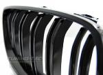 Paire grilles calandre BMW F32 F33 F36 13-20 look M4 noir brillant