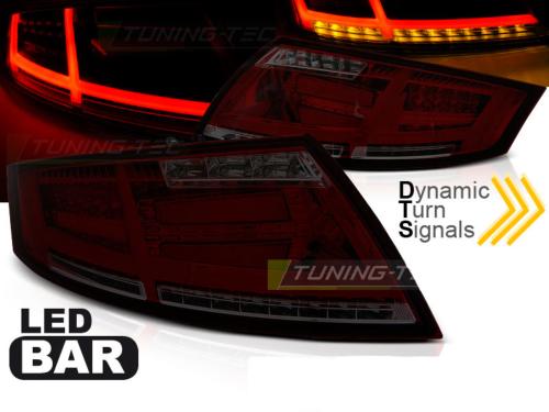 Paire de feux arriere Audi TT 06-14 FULL LED rouge fume