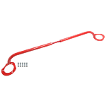Barre anti rapprochement avant Volkswagen Polo 9N de 2001 a 2009 - Acier rouge