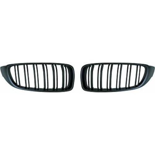 Grilles de Calandre BMW Serie 4 F32/F33/F36 2013 a 2020 Noir Mat