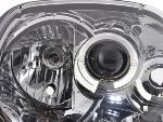 Paire de feux phares Angel Eyes Renault Clio B 1998 a 2001 chrome