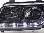 Paire de feux phares Daylight Led Audi A4 B5 1995-1999 Chrome