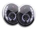 Paire de feux phares Daylight Led Mini Cooper R50 01-04 Noir