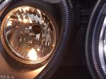 Paire de feux phares Daylight led Mercedes Classe E W211 06-08 Noir