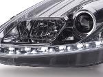 Paire de feux phares Daylight Led DRL Fiat Grande Punto 199 08-12 chrome