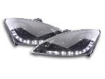 Paire de feux phares Daylight Led Ford Focus 2001-2004 Noir