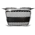 Calandre pour Audi A3 8P de 06/2005 a 03/2008 look Sport Chrome et Noir