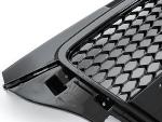 Grille de calandre pour Audi A3 8P de 08-12 Look Sport Noir Glossy