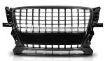 Grille de calandre pour Audi Q5 de 2008 a 09/2012 look Sport Noir brillant
