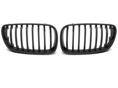 Paire grilles de calandre BMW X3 E83 06-10 noir mat