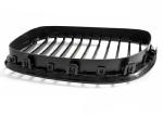 Paire grilles de calandre BMW serie 7 F01 09-12 noir brillant