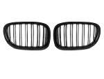 Grilles calandre BMW Serie 7 F01 09-15 Double barre noir glossy