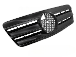 Grille calandre Mercedes CLK W208 de 1997 a 2003 Noir
