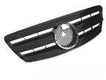 Grille calandre Mercedes Classe S W220 de 2002 a 2005 Noir Brillant