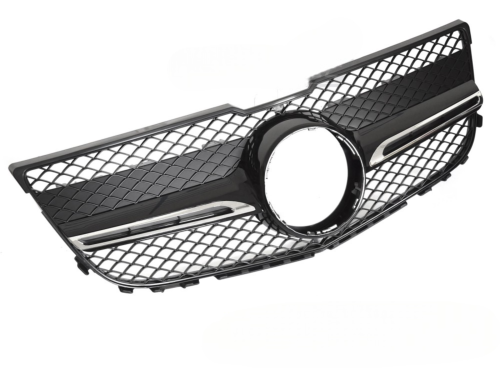 Grille calandre Mercedes GLK X204 de 2013 a 2015 Noir Brillant Chrome