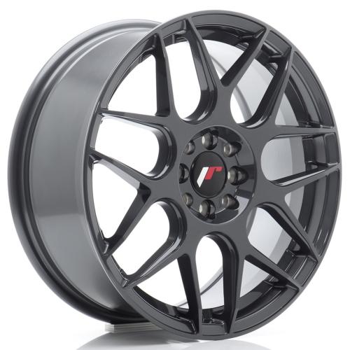 Jante JR Wheels JR18 17x7 ET40 - 4x100 / 4x108 - Hyper Gray