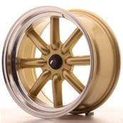 Jante JAPAN RACING JR19 17" x 8" Multi Perçage ET -20-0 Gold