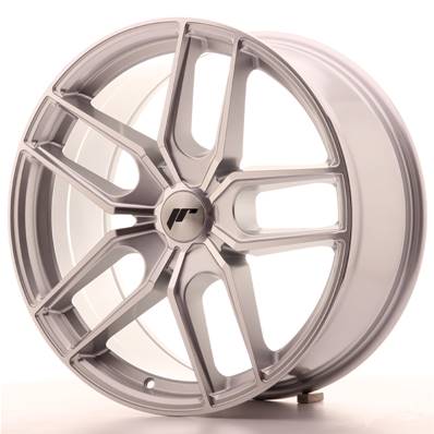 Jante JAPAN RACING JR25 19" x 8,5" Multi Perçage ET 20-40 Silver Machined Face