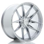 Jante JR Wheels JR44 20x10,5 ET15-42 - 5 trous sur mesure - Silver machined face