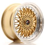 Jante JR Wheels JR9 17x8.5 ET35 Blank Gold w/Machined Lip