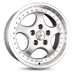 Jante Keskin KT2 18x9.5 ET52 5/130 SILVER LIP POLISH
