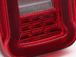 Paire feux arriere Jeep Wrangler 91-06 FULL LED Dyn Rouge Blanc