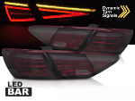 Paire de feux arriere Seat Leon 5F 12-20 FULL LED BAR DYN Rouge Fume
