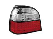 Paire de feux arriere VW Golf 3 91-97 rouge blanc led