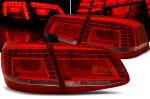 Paire de feux arriere VW Passat B7 berline 10-14 LED rouge blanc