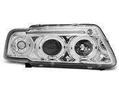 Paire de feux phares Audi A3 8L 96-00 angel eyes chrome