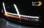 Paire feux phares Audi TT 8J de 2010 a 2014 Daylight led DRL noir Xenon AFS
