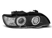 Paire de feux phares BMW X5 E53 de 1999 a 2003 angel eyes noir