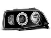 Paire de feux phares Renault Clio 90-95 angel eyes noir