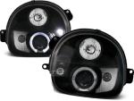 Paire de feux phares Renault Twingo 93-98 angel eyes noir