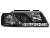 Paire de feux phares VW Passat 3B 96-00 Daylight DRL led noir