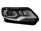 Paire de feux phares VW Tiguan 11-16 Daylight DRL led noir