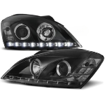 Paire de feux phares Kia Ceed 06-09 Daylight led noir