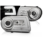 Paire de feux phares Chrysler 300C de 2005 a 2010 Daylight LTI chrome