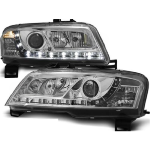 Paire de feux phares Fiat Stilo 01-08 Daylight led chrome