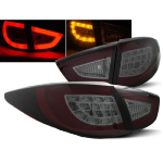 Paire de feux arriere Hyundai IX35 09-15 LED BAR rouge fume