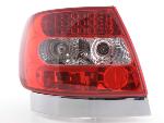 Paire de feux arrière Audi A4 B5 Berline 95-00 TDI Led Rouge Chrome